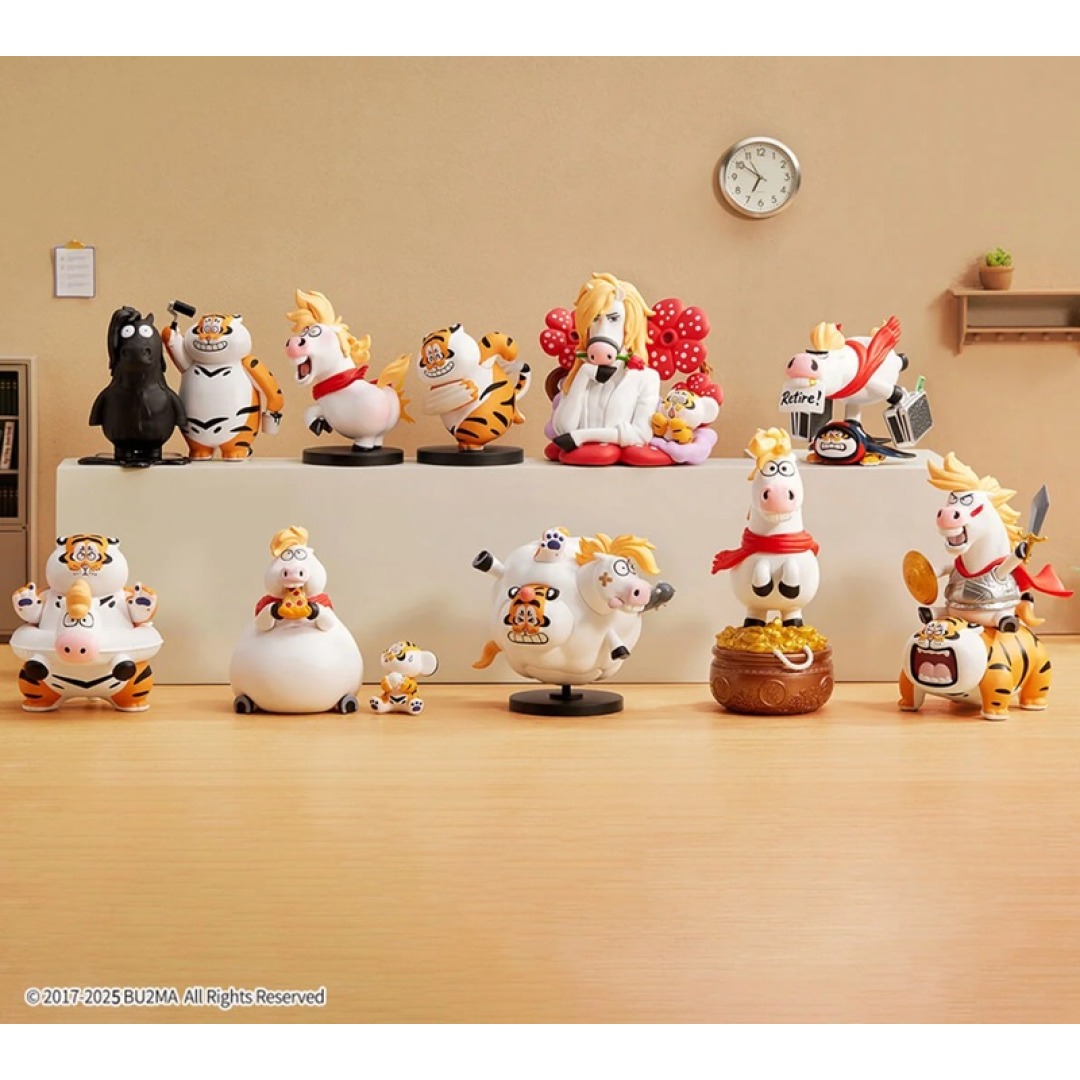 a68a41fa7fba407de1ceceebf08f9933.jpg Alexander The Fat Tiger Real Crazy Horse Series Blind Box - Image 1