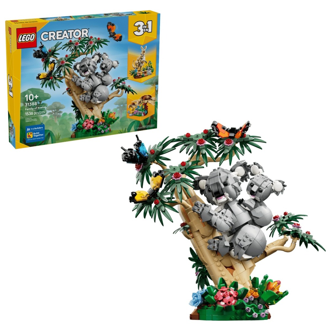 afd8dab97707601566c16fdb76e376c8.jpg LEGO Creator 31388 Family of Koalas - Exclusive - Image 1
