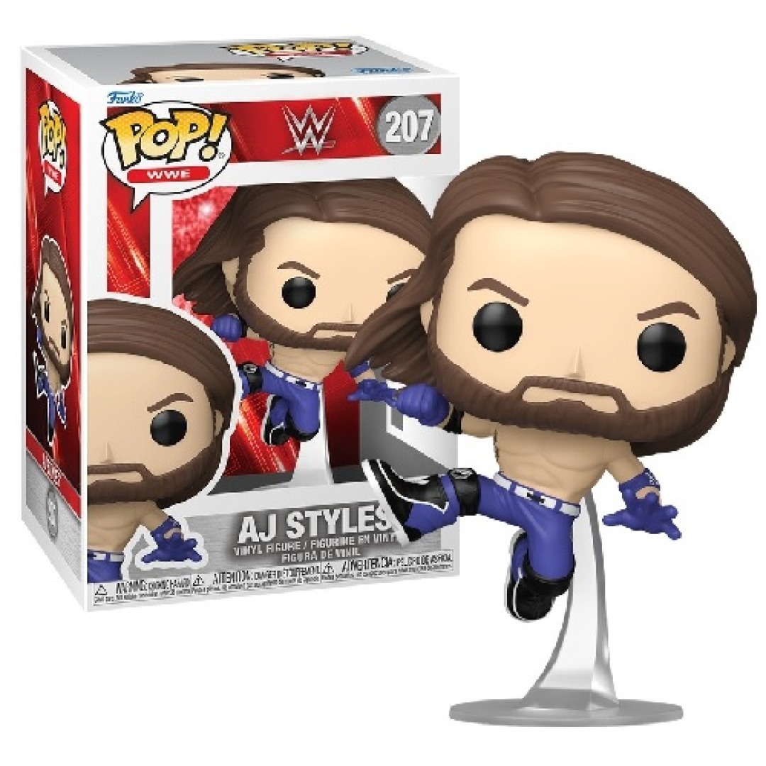 b94994dfd92251e444aa8a03b78a7dbe.jpg Funko POP! WWE N° 207 - AJ Styles - Image 1