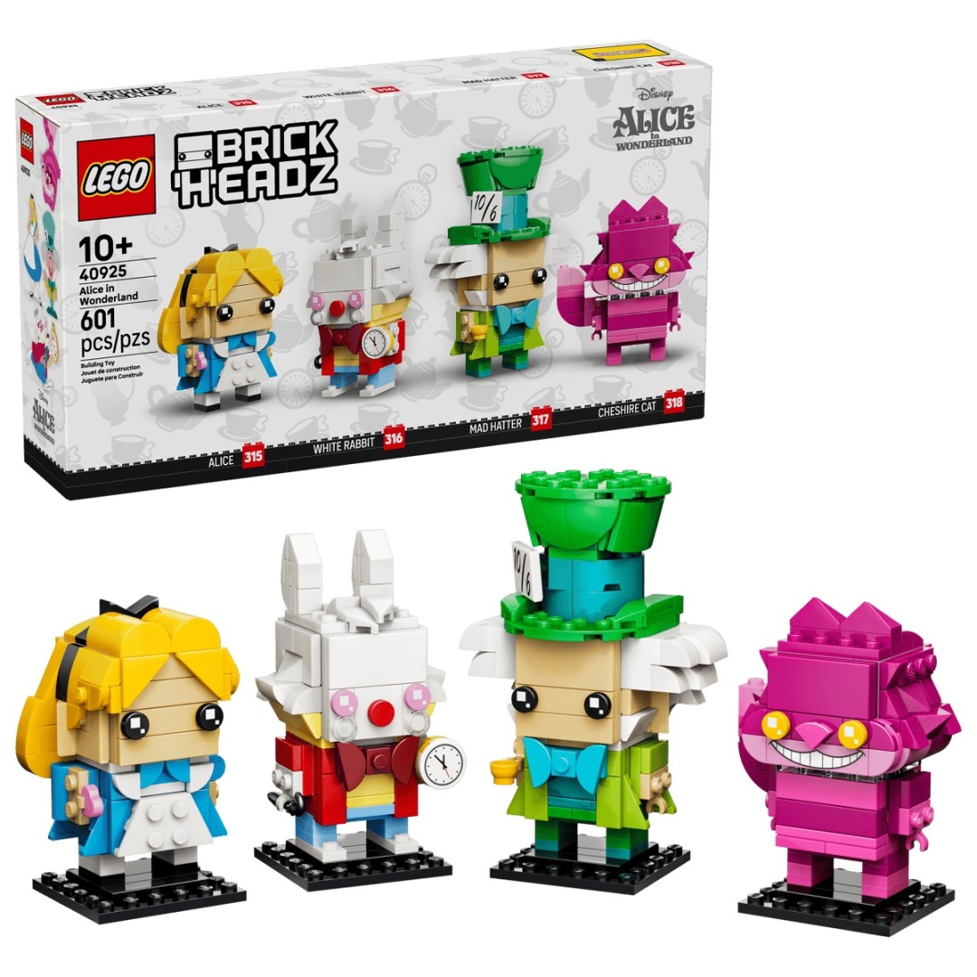bd68a8f259e9b02c84263b6573768359.jpg LEGO BrickHeadz 40925 Alice in Wonderland - Exclusive - Image 1