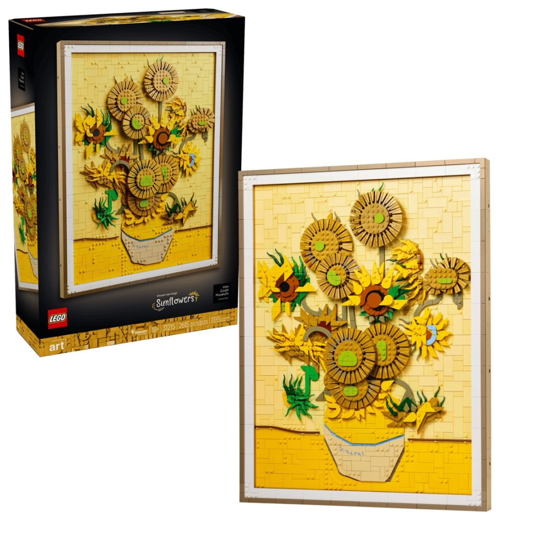 c74f95db6b48d2de13a18be7867d61cb.jpg LEGO Art 31215 Vincent van Gogh Sunflowers - Exclusive - Image 1