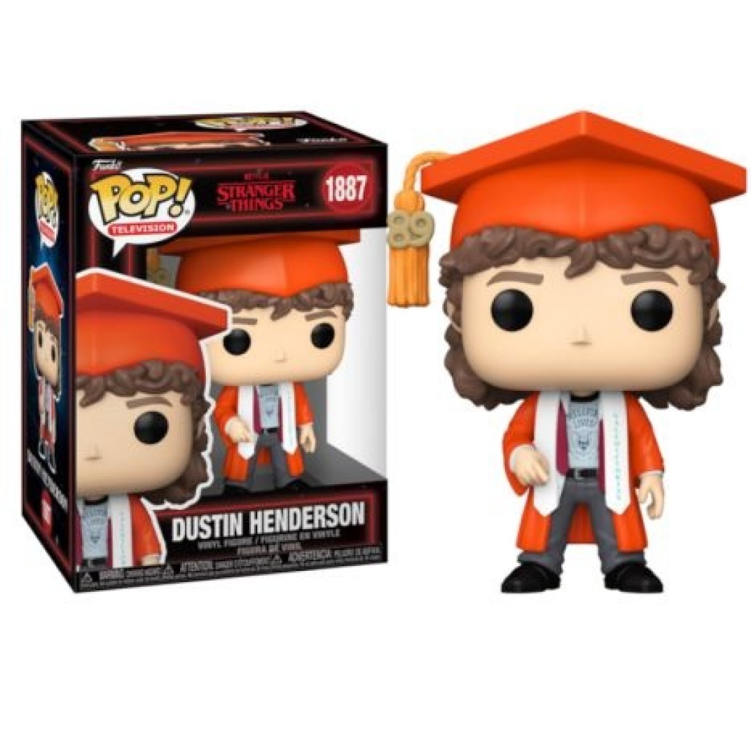 ccc4bdb20427aaba1f47018b8f19a906.jpg Funko POP! Stranger Things N° 1887 - Dustin Henderson - Image 1