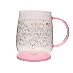 Disney Marie Glass Mug with Lid