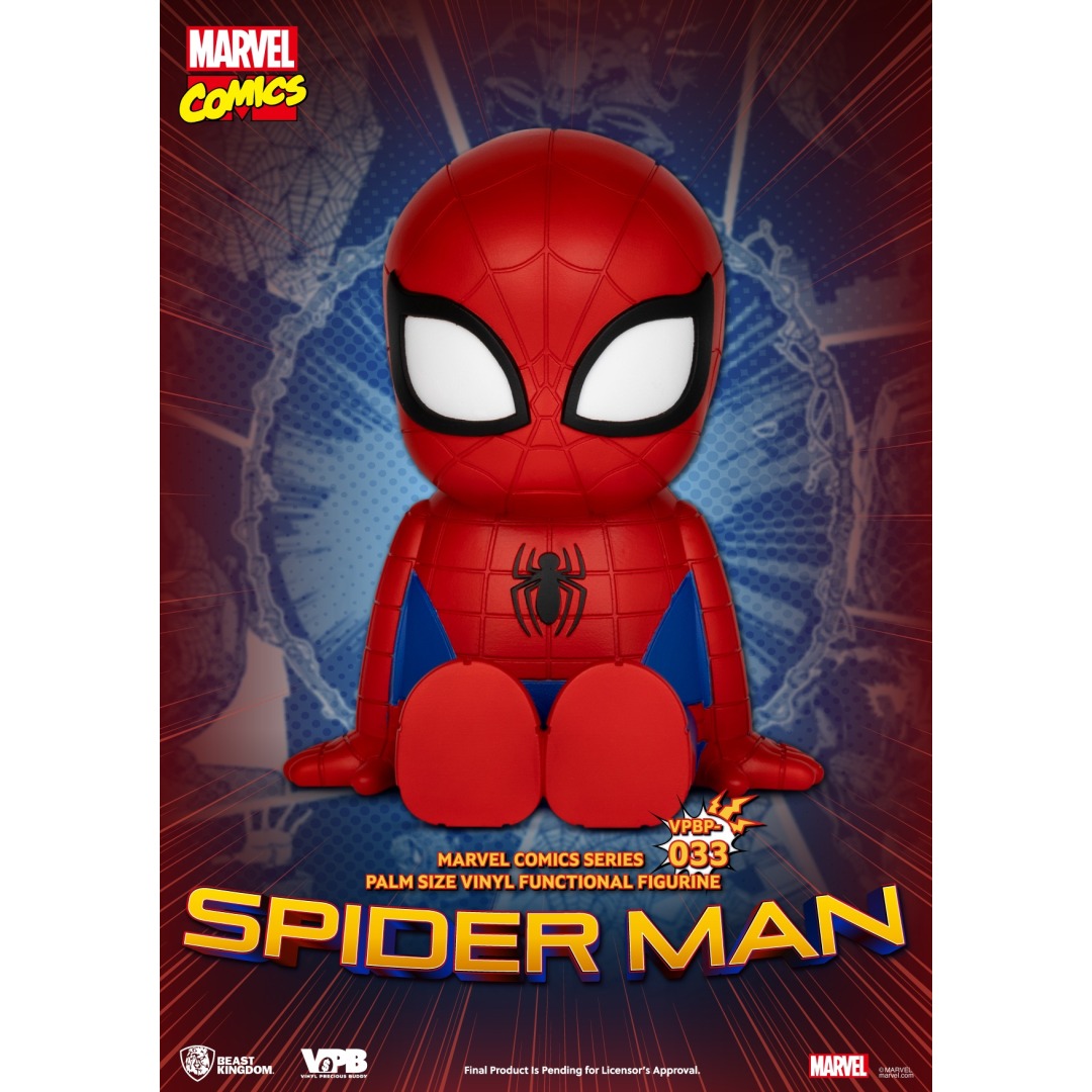 d60a78008258c065d797dde30e818f45.jpg Marvel Spider-Man Bank Vinyl Figure - Image 1