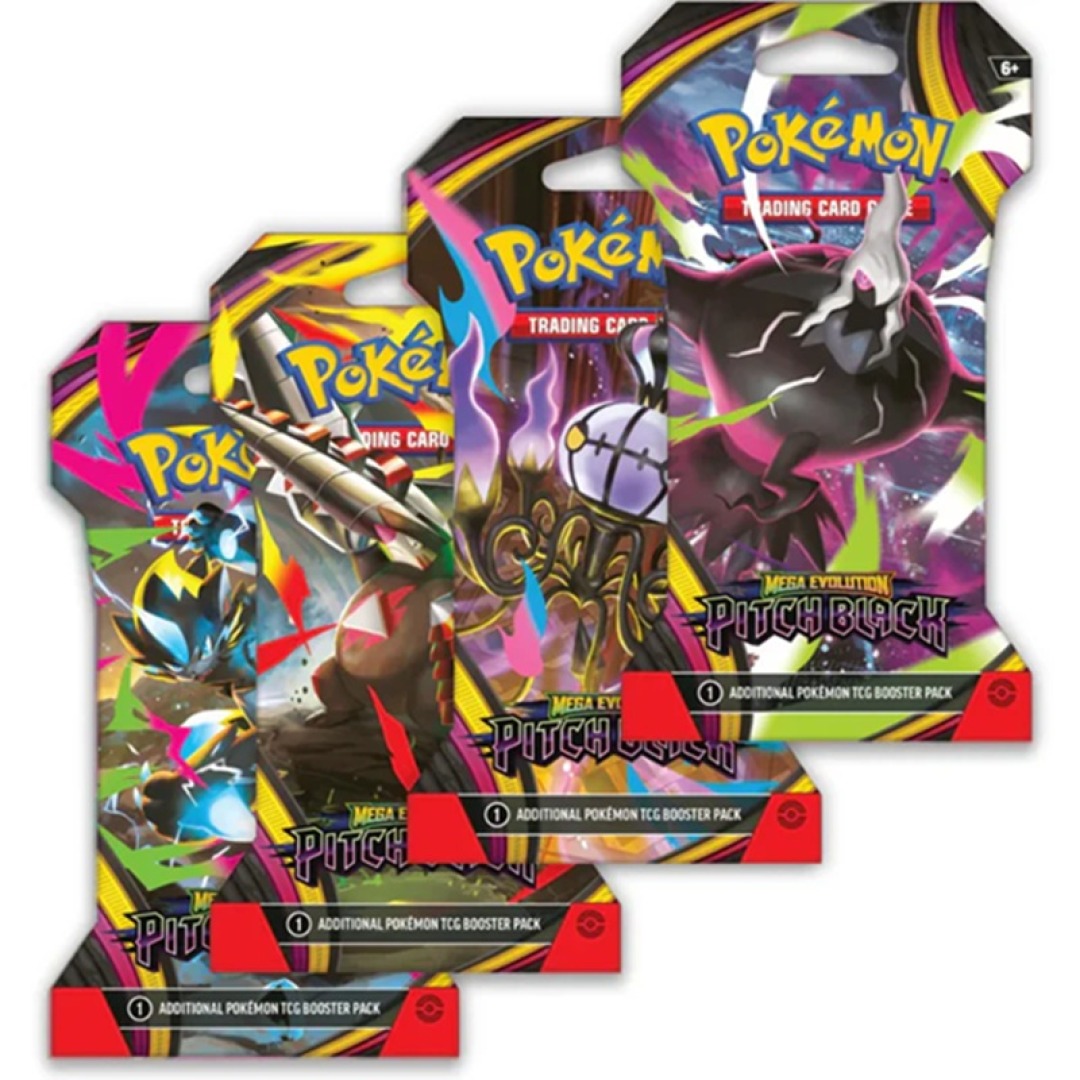 df42a9ef3be5448338e3b9182f1fdf72.jpg Pokemon TXG: Pitch Black Sleeved Booster Pack - Image 1