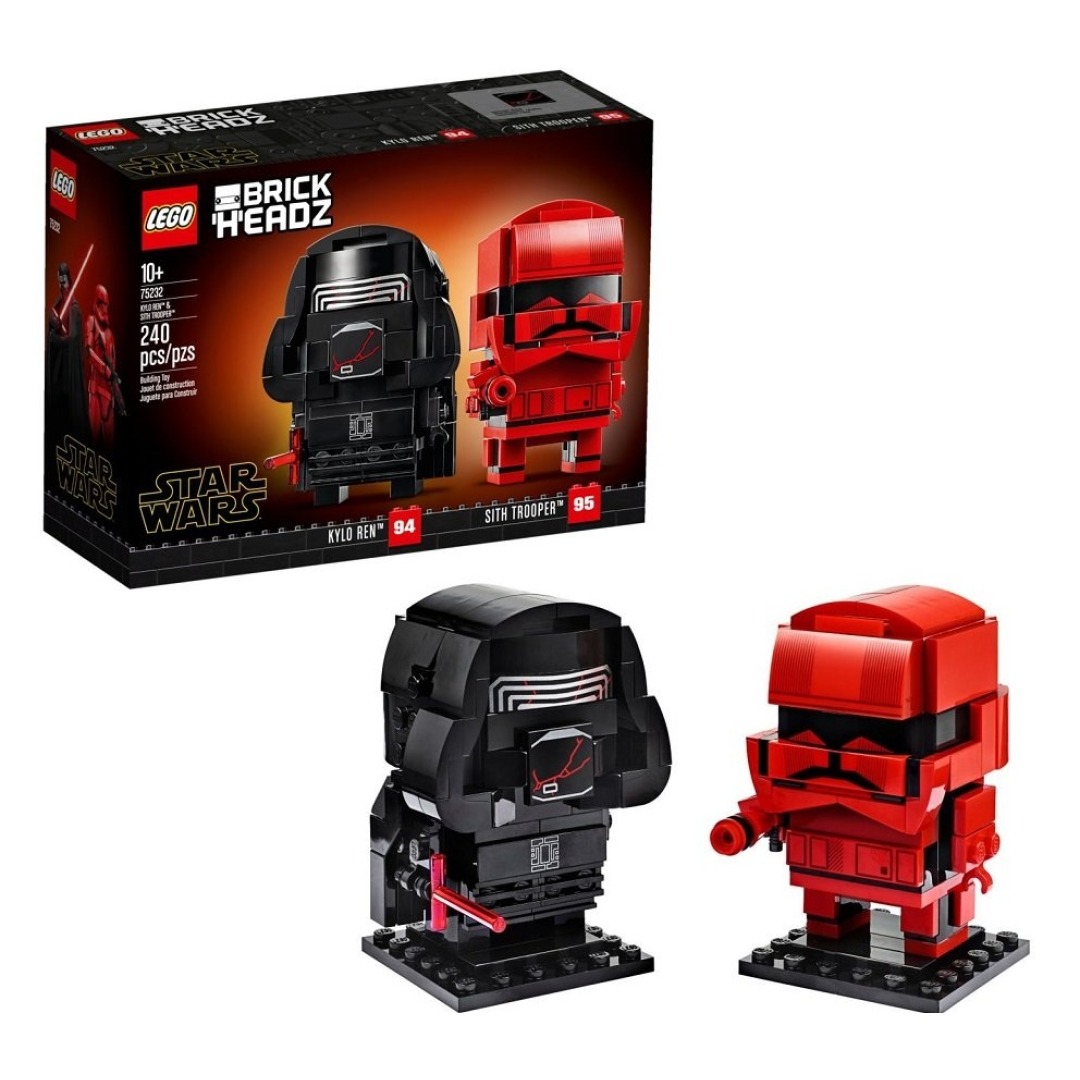 e99b4555e3fa78fc4c7f44b1021ee5b2.jpg LEGO BrickHeadz 75232 Star Wars Kylo Ren & Sith Trooper - Retired - Image 1