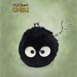 Studio Ghibli My Neighbor Totoro Noiraude Mini Fuwafuwa Purse 7cm