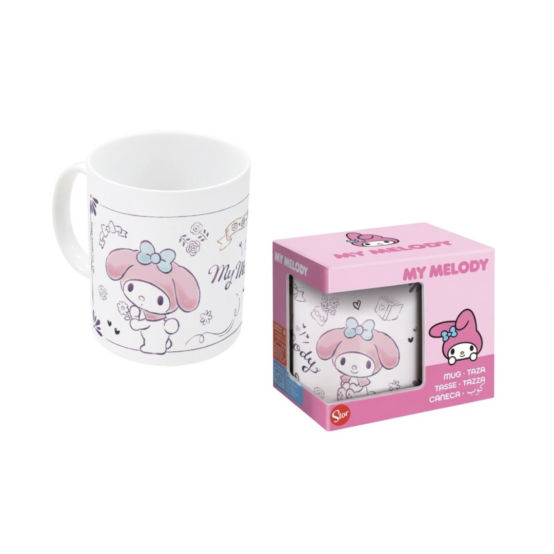 ed3c0cc374274874f5d3eefea09bdc33.jpg My Melody Ceramic Mug - Image 1