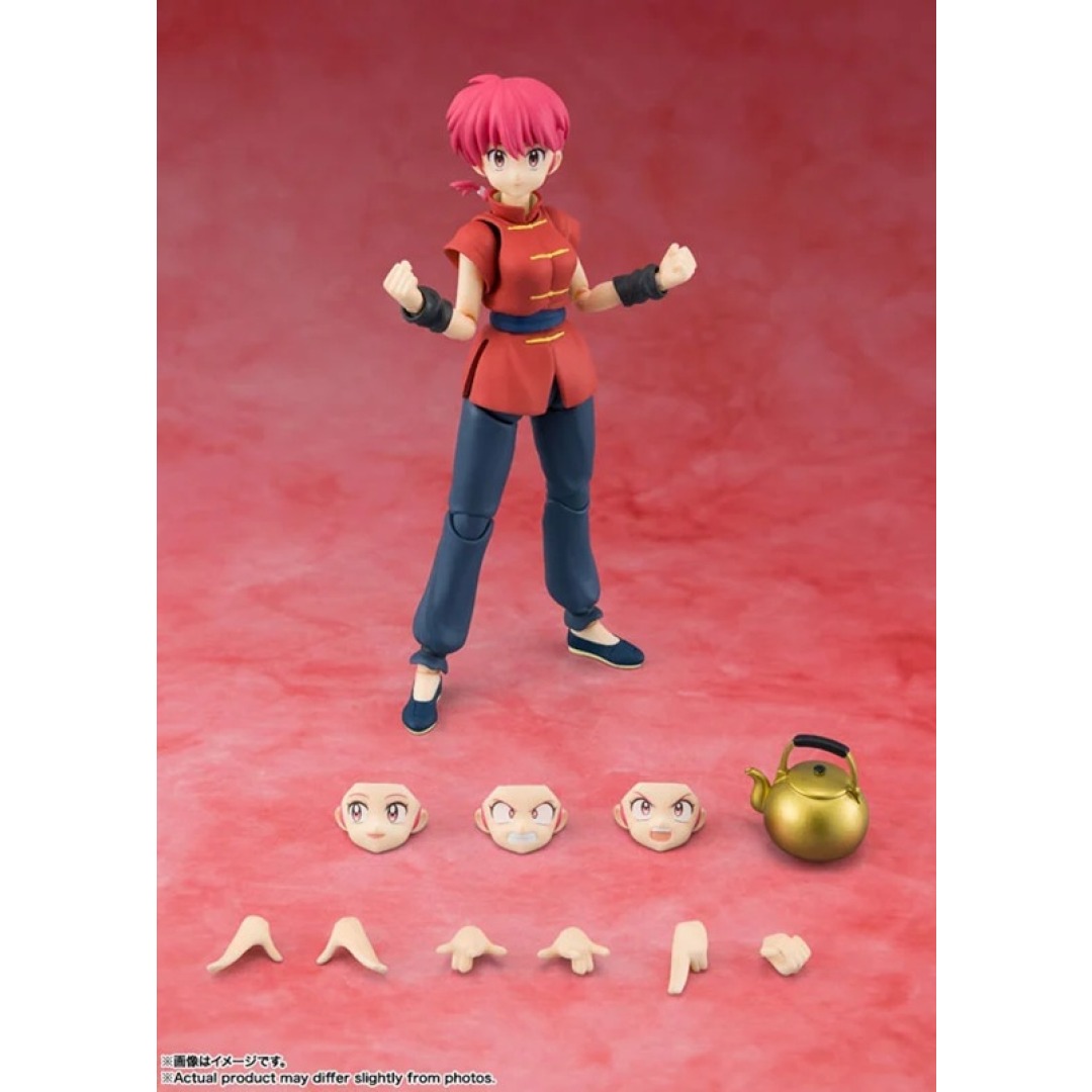 ee0d0405b7be637f0335a2dc0cbc87d3.jpg Ranma 1/2 Ranma (Girl) S.H.Figuarts Bandai Figure - Image 1