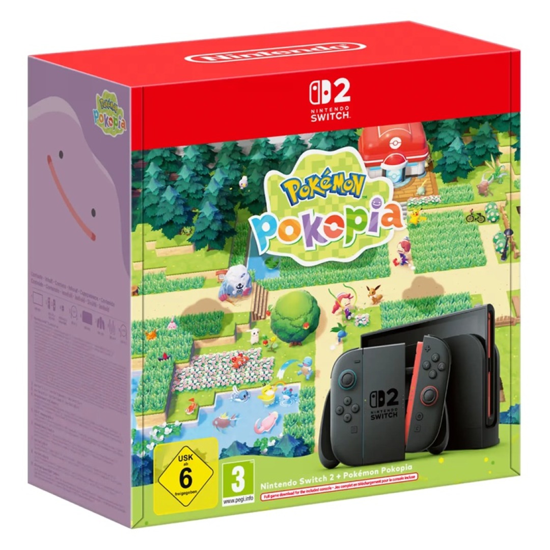 f00ecfed1eb8aef9b1fb60837f432f56.jpg Nintendo Switch 2 Console + Pokemon Pokopia Bundle - Image 1