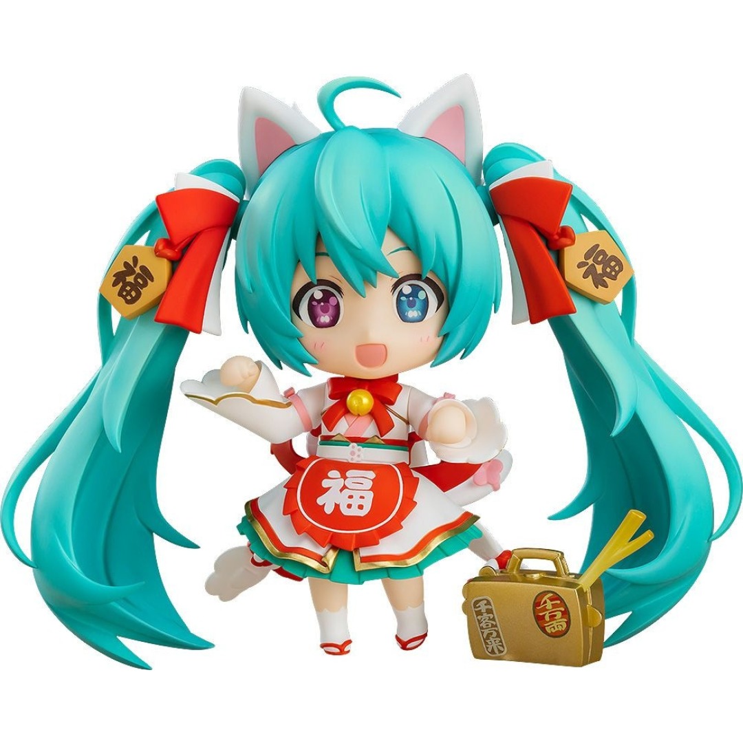 f2a89ad38ca4835a10a806e5295121f5.jpg Hatsune Miku Maneki Miku Nendoroid Goodsmile Figure - Image 1