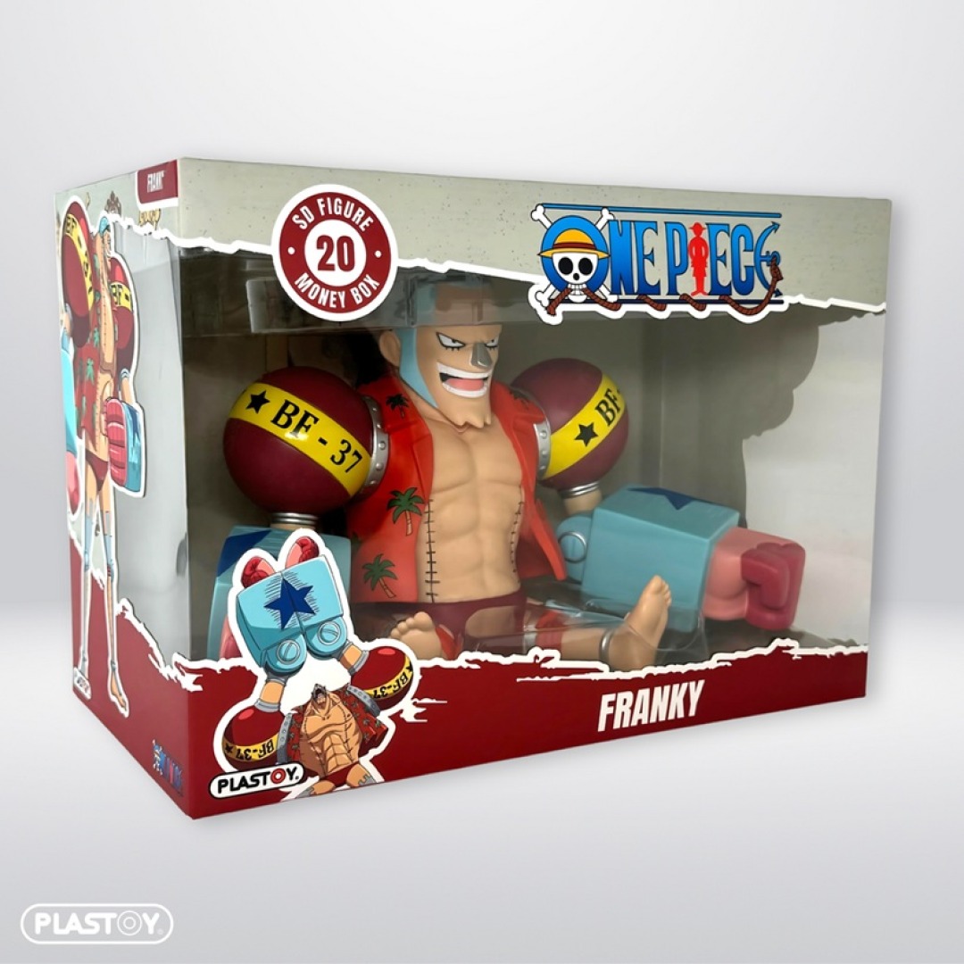 075ba85c131ebda83dbec7b394c2231b.jpg One Piece Franky Money Box - Image 1