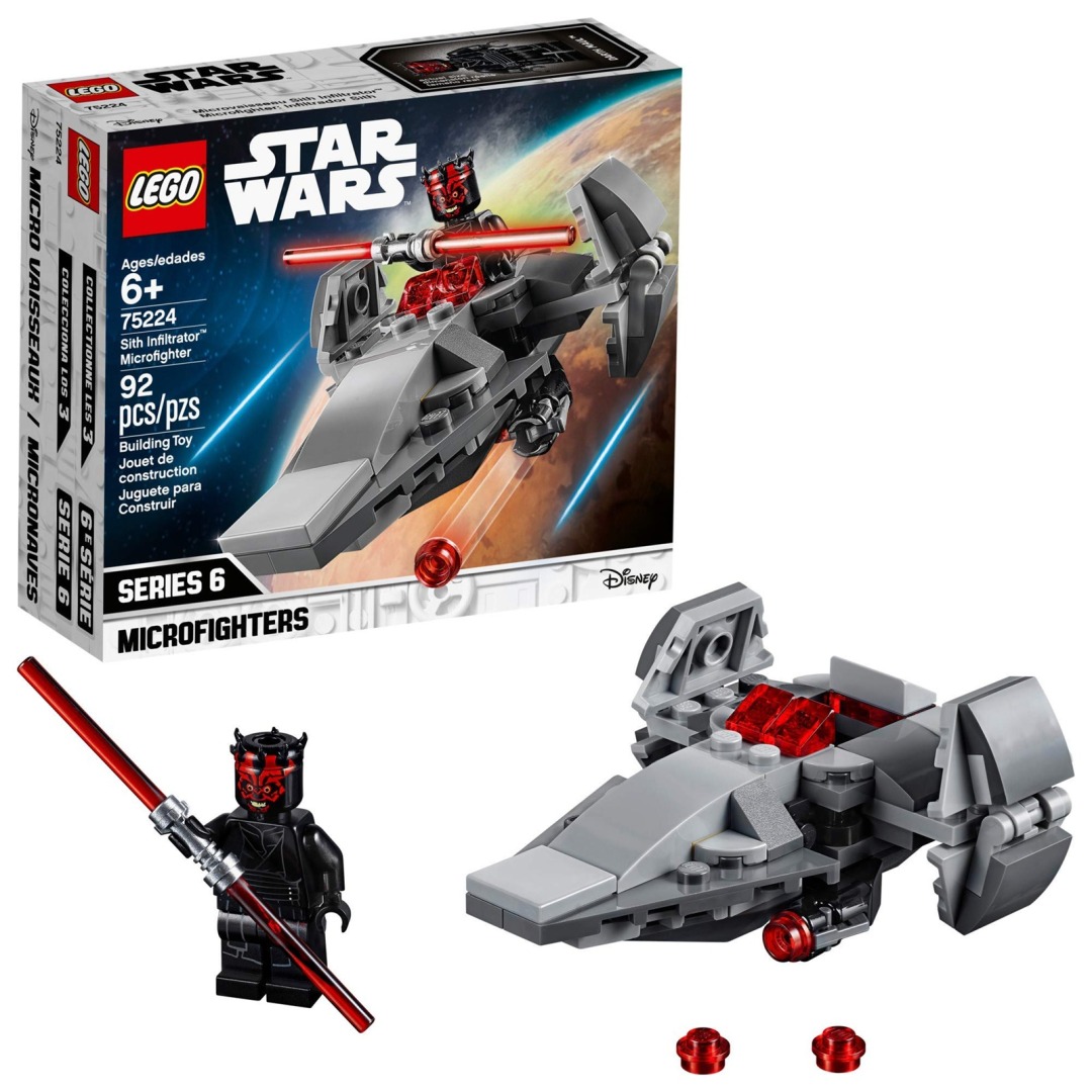 0e3c7ac326699f3d96a53c9550b5448f.jpg LEGO Star Wars 75224 Sith Infiltrator Microfighter - Retired - Image 1