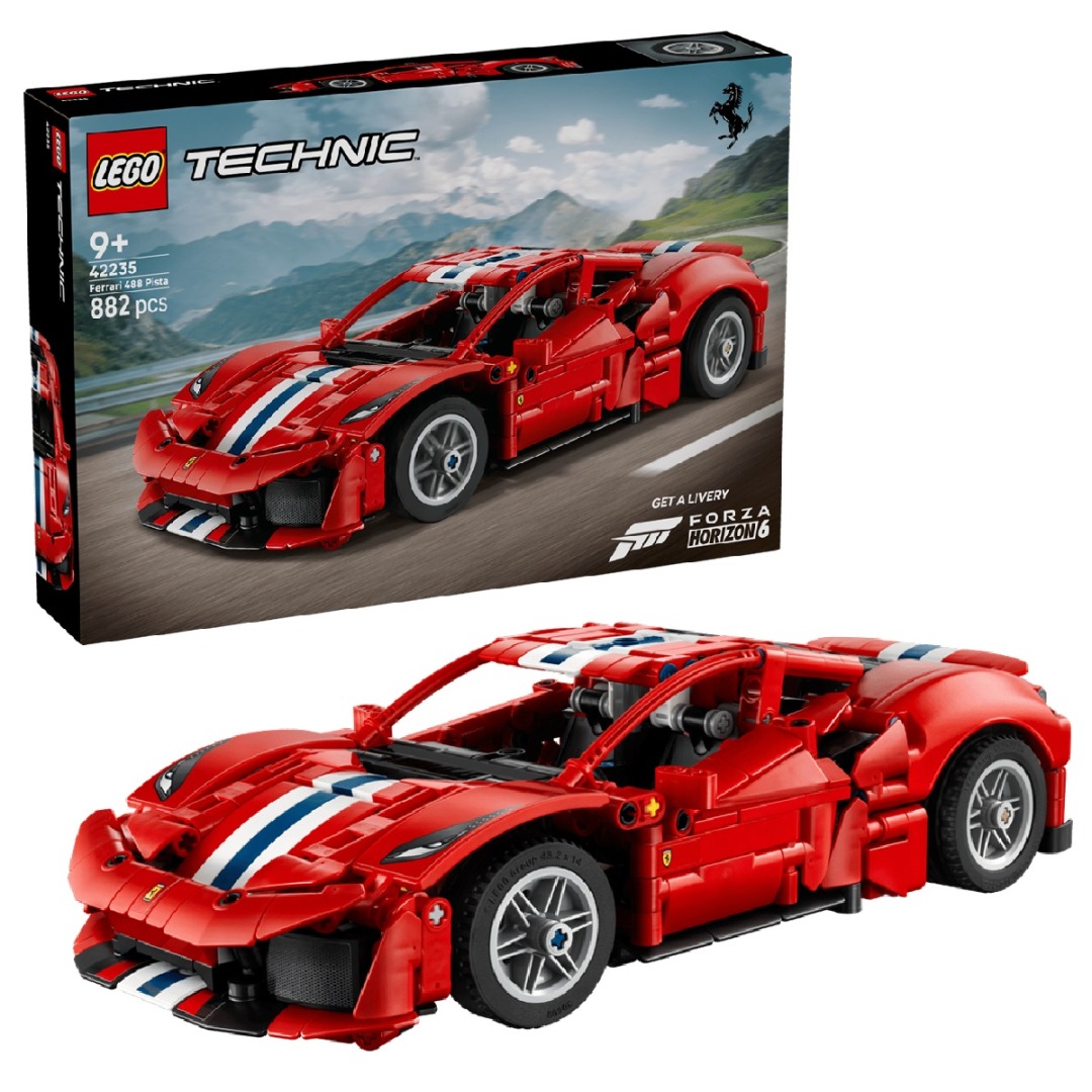 180f08a95bb1c5f9a1890575e2acfe04.jpg LEGO Technic 42235 Ferrari 488 Pista - Image 1