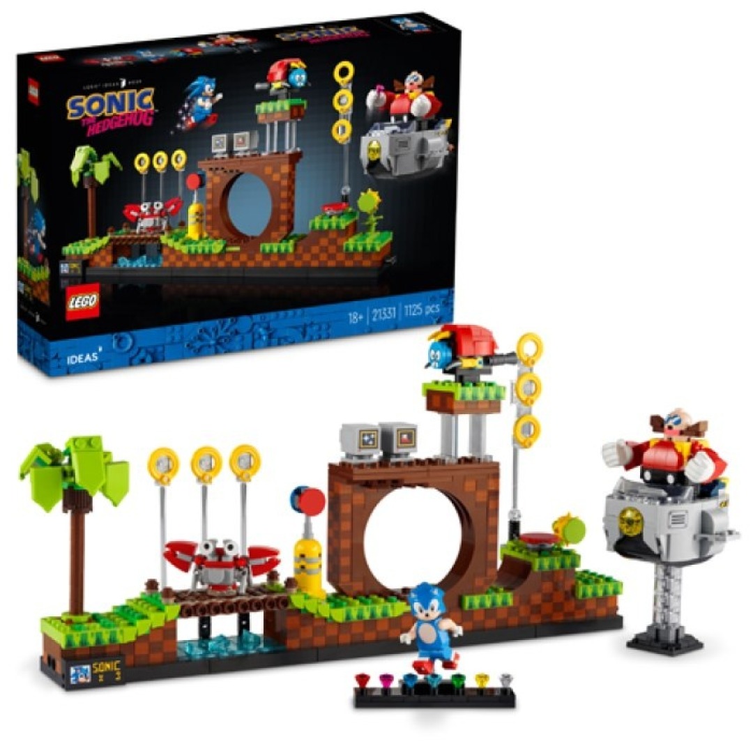 1a98b1b974d99ed3f6b888c48a790072.jpg LEGO Ideas 21331 Sonic the Hedgehog Green Hill Zone - Retired - Image 1