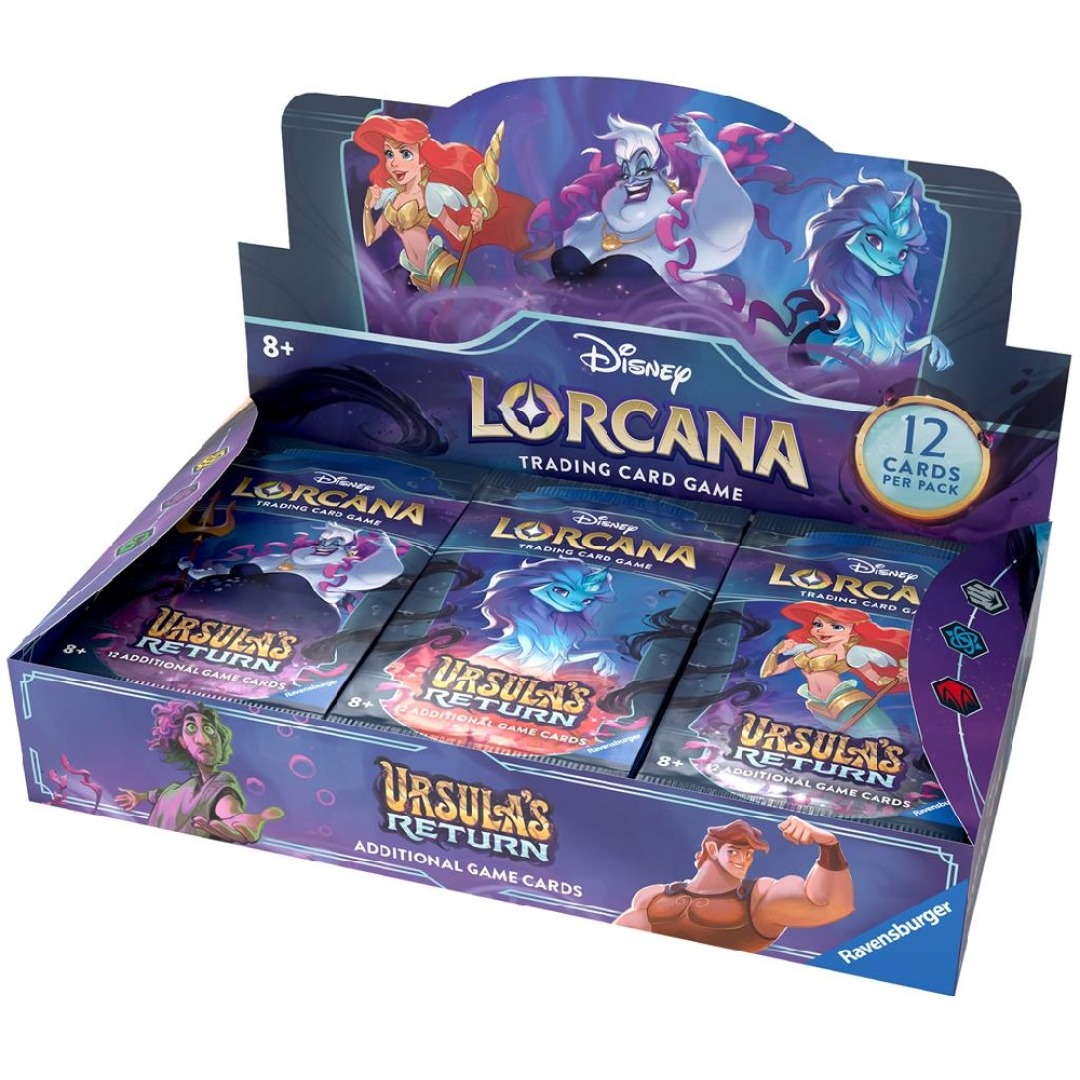 21e11a42665d261686c28b7b81fa3be5.jpg Disney Lorcana TCG: Ursula's Return Booster Box - Image 1