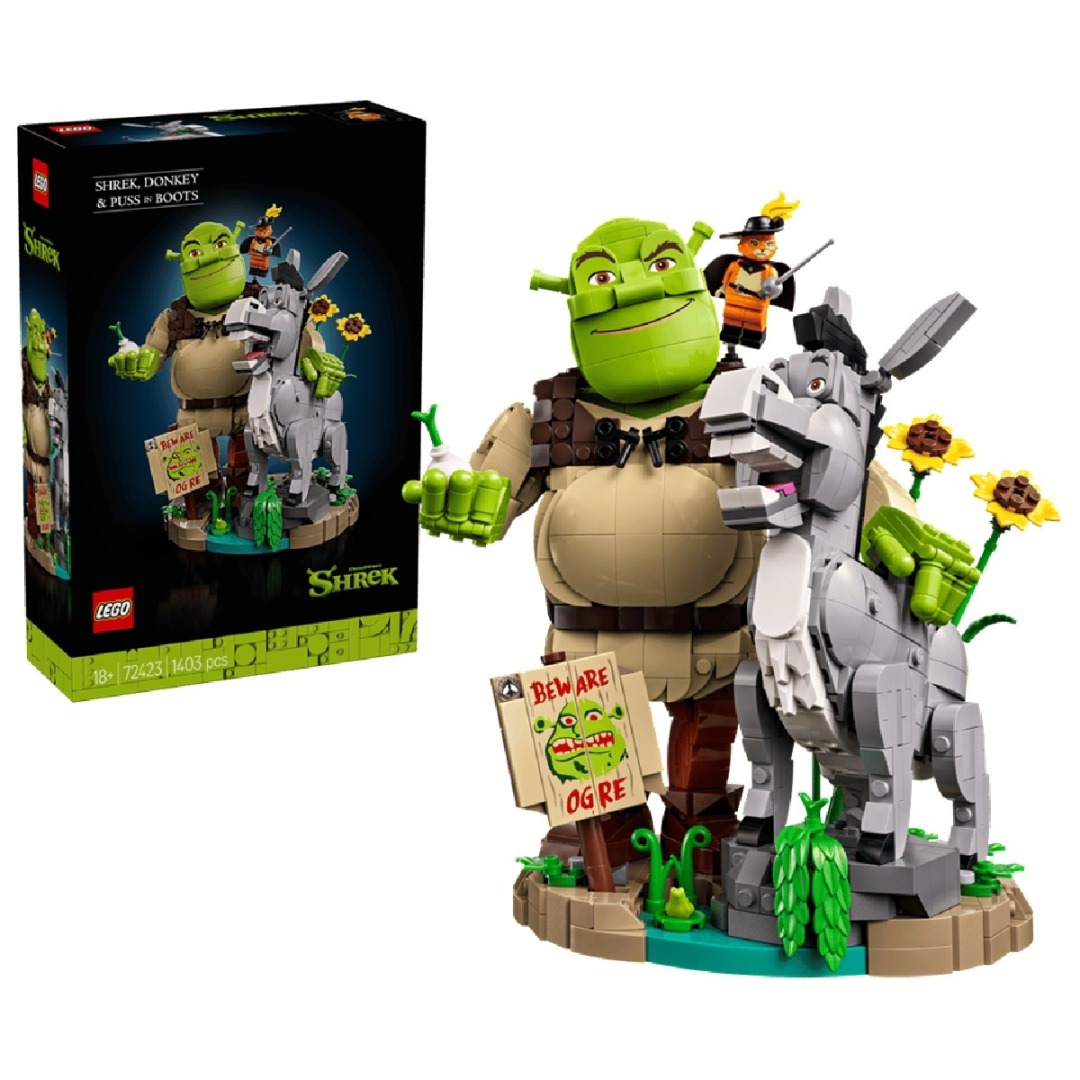 25a30fb8516edad890efaaf22c325648.jpg LEGO Special 72423 Shrek, Donkey and Puss in Boots - Image 1