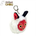 Studio Ghibli Princess Mononoke San's Mask Fuwafuwa Mini Purse 8.5cm