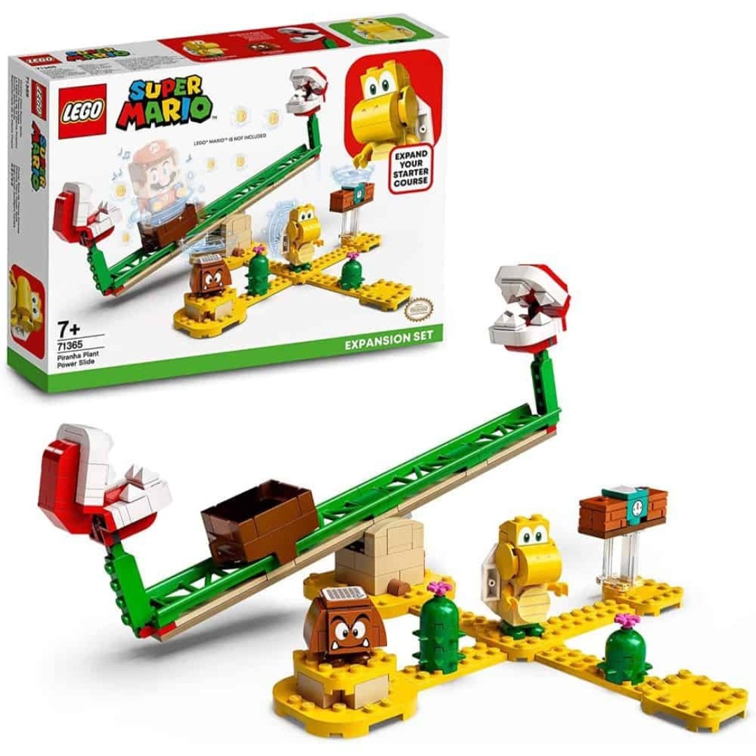 49b5bea74cd10775835a6c33f5e49e83.jpg LEGO Super Mario 71365 Piranha Plant Power Slide Expansion Set - Retired - Image 1