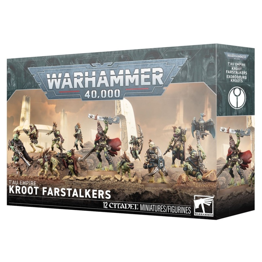 541fbdeb7606a449171d5827f463fb50.jpg Warhammer 40,000 T'Au Empire Kroot Farstalkers (56-67) - Image 1