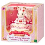 Sylvanian Families Freya's Birthday Celebration Strawberry Cake Dress