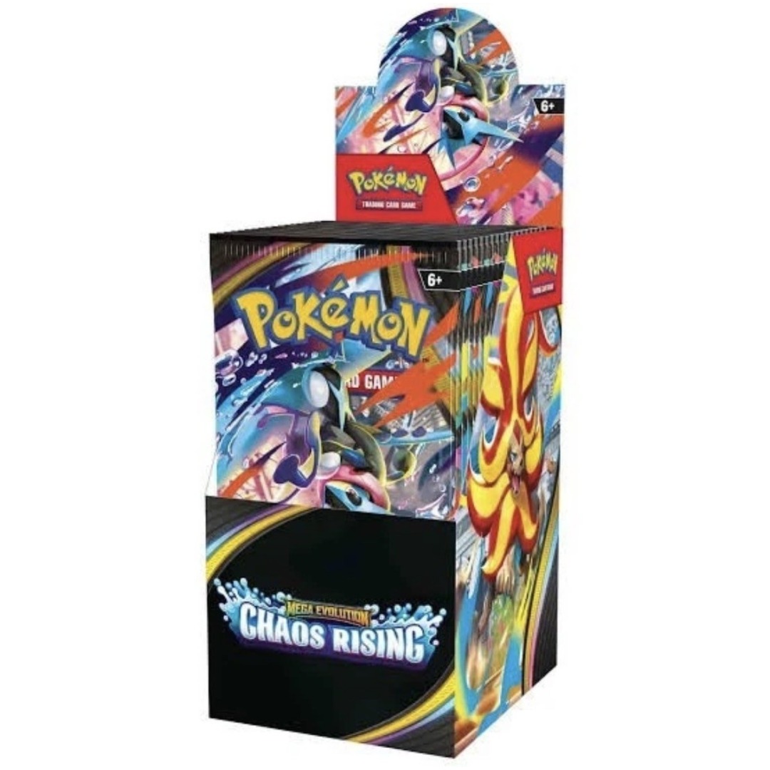 5f6b2fd12d89b45d6014d8f90e809b4d.jpg Pokemon TCG: Chaos Rising Half Booster Box - Image 1