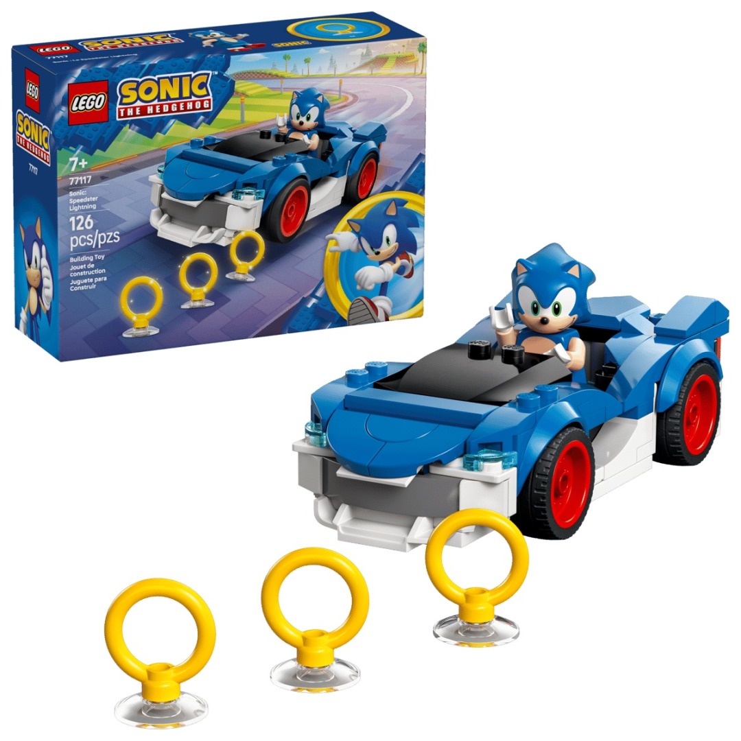 6cd1c0addd75222632174948217407b4.jpg LEGO Sonic The Hedgehog 77117 Sonic's Car Speed Star Lightning - Image 1