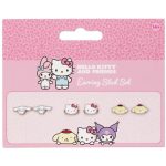 Hello Kitty & Friends 2 Set of 3 Stud Earrings