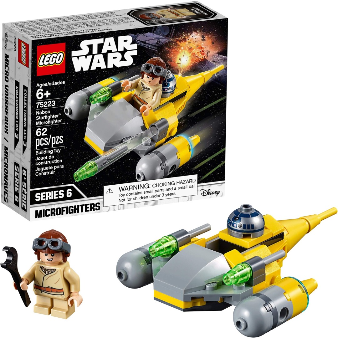 72161f280988e8ec5d24632d96a1c6ba.jpg LEGO Star Wars 75223 Naboo Starfighter Microfighter - Retired - Image 1