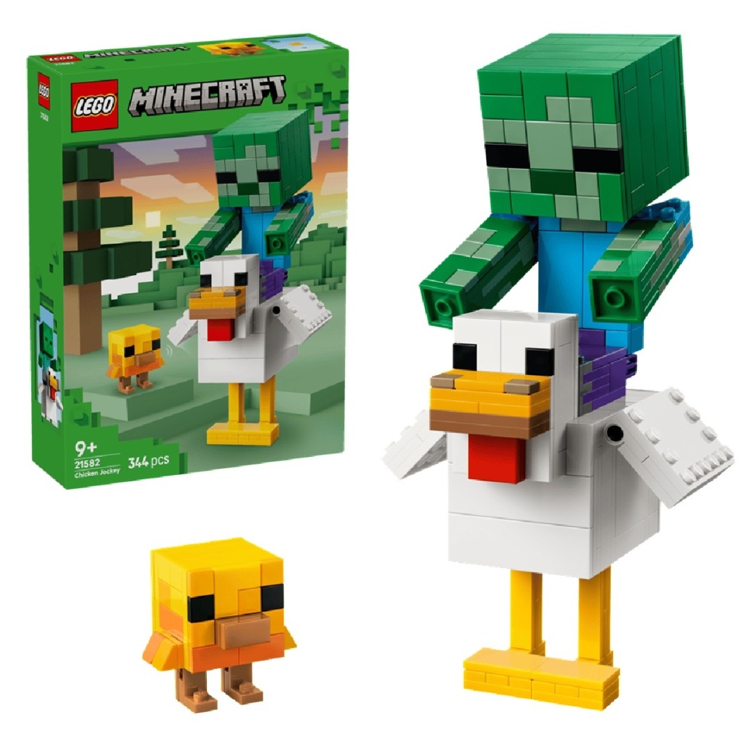 73a188762515346e7e17f6a1a66815d1.jpg LEGO Minecraft 21582 Chicken Jockey - Image 1