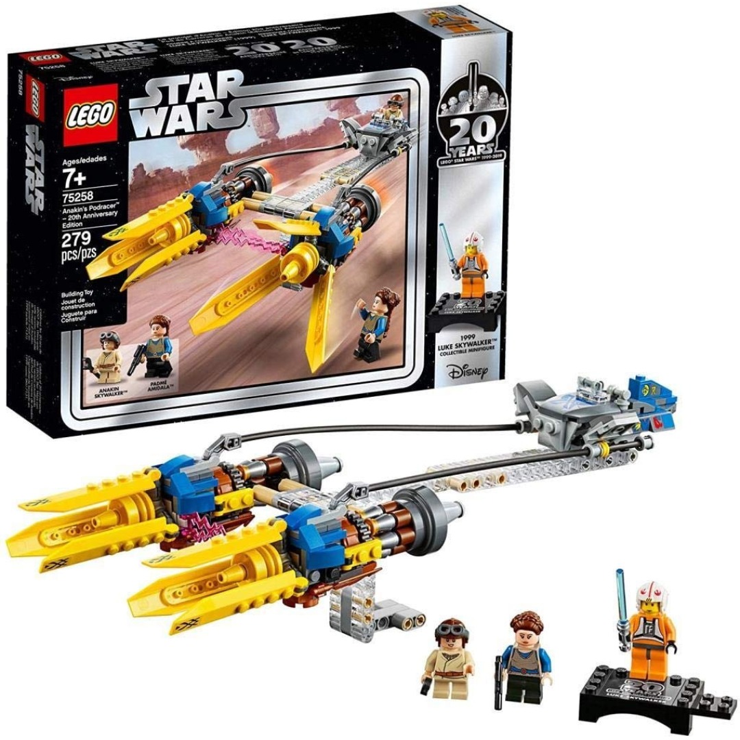 889e1e01283dab476c9323fee9b9f210.jpg LEGO Star Wars 75258 Anakin's Podracer - Retired - Image 1