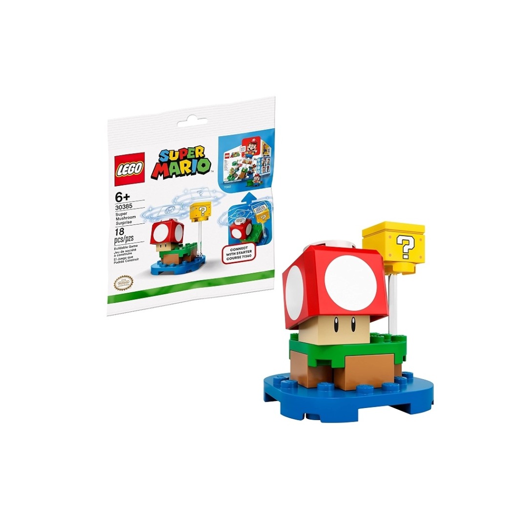 92020718a67fe33a2f03c3e0551c0348.jpg LEGO Super Mario 30385 Super Mushroom Surprise - Retired - Image 1
