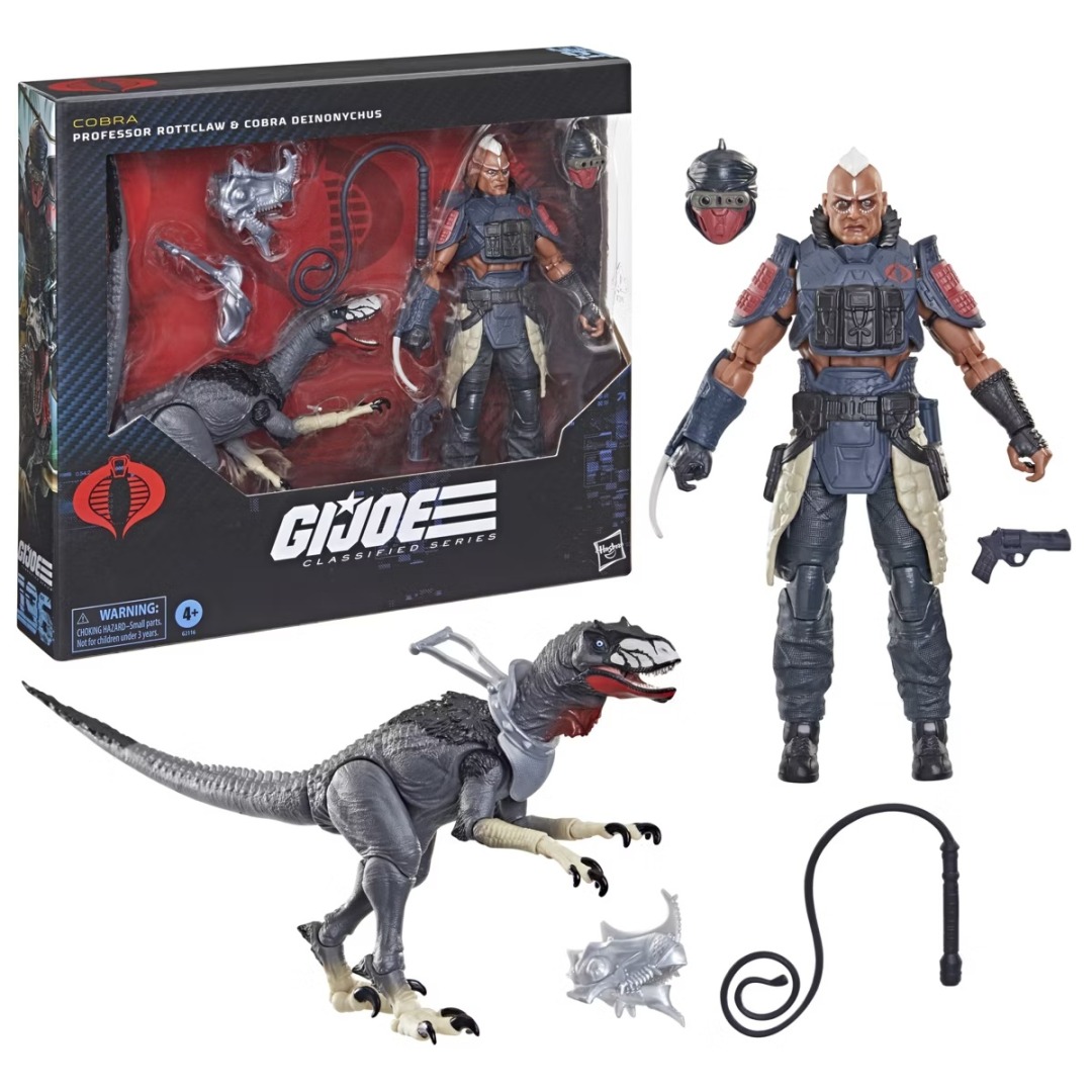 95a9de1927e88655d4fda4f01de24455.jpg G.I. Joe Rottclaw & Deinonychus Classified Series #196 Hasbro Figure - Image 1