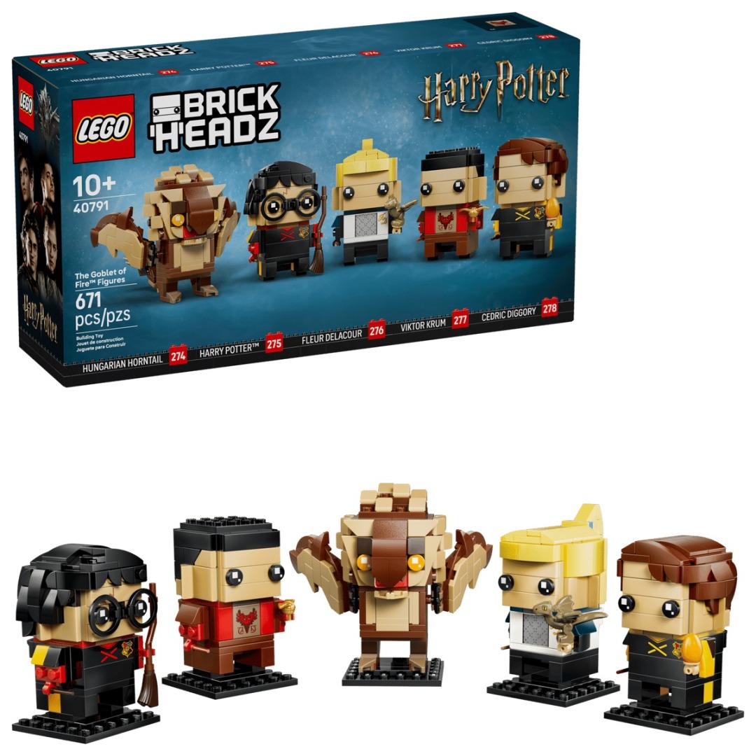 ad9fddf223f1e656464b1f209ec0d315.jpg LEGO BrickHeadz 40791 The Goblet of Fire Figures - Image 1