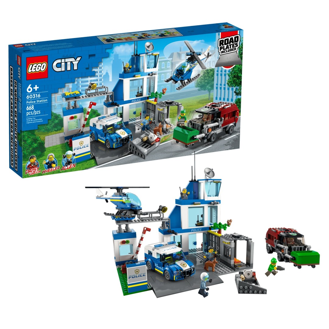 b150a2a06ac570dcac9122315e4a7452.jpg LEGO City 60316 Police Station - Image 1