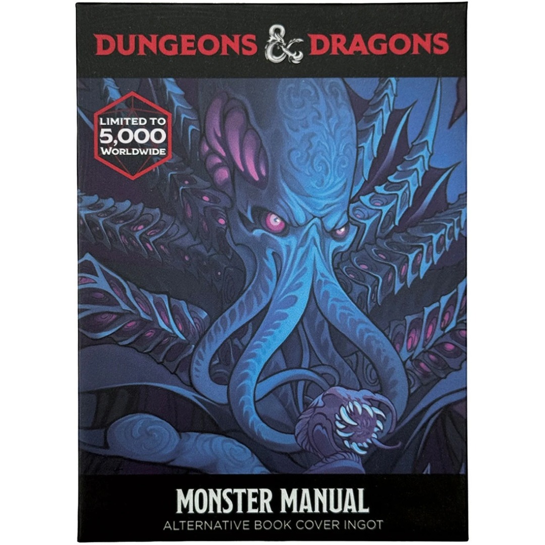 d16560da90bfd8717c1edc4b3cf64a3d.jpg Dungeons & Dragons Monster Manual Limited Edition Ingot - Image 1