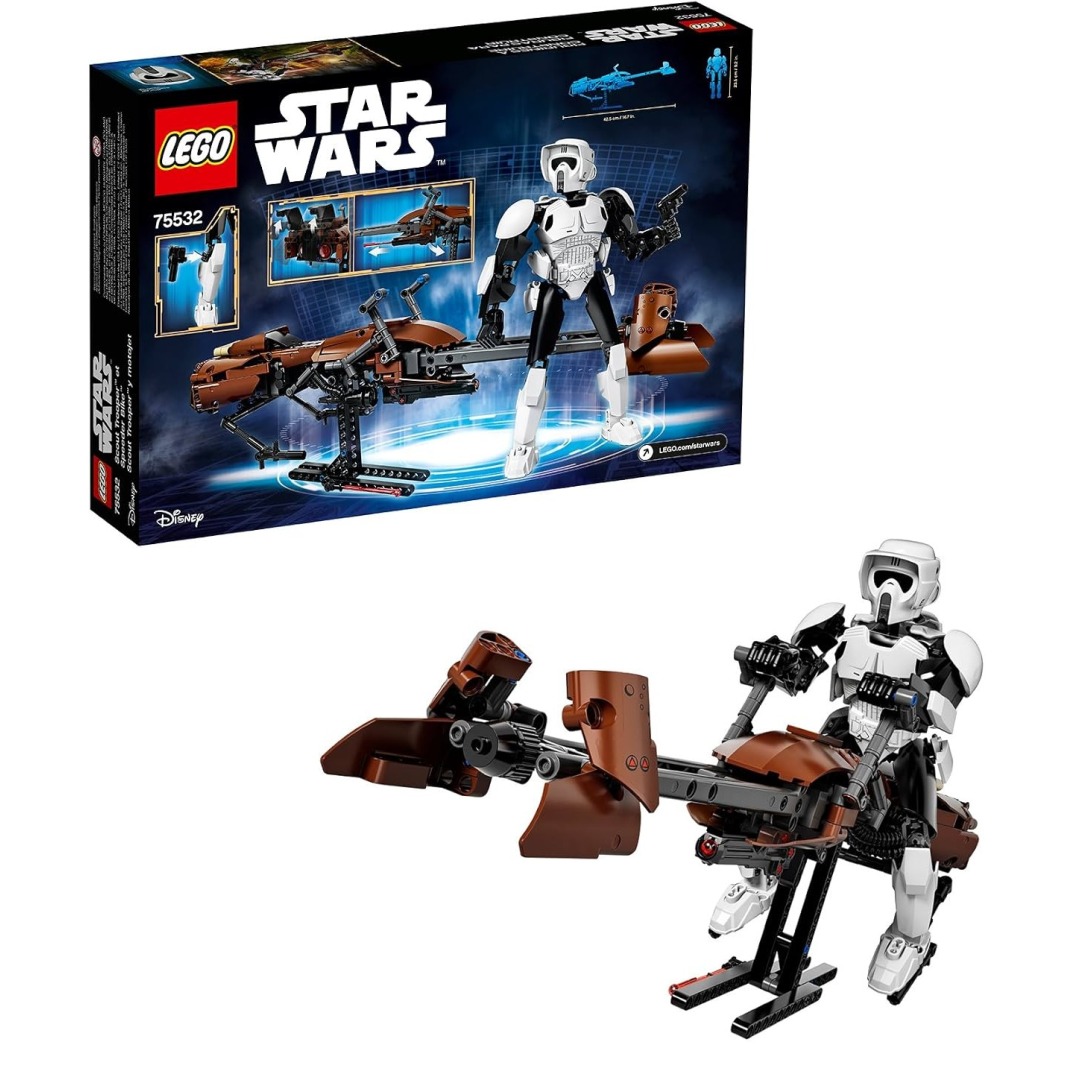 d2c97ec83bc6c7c65b5c5068ed73e239.jpg LEGO Star Wars 75532 Scout Trooper & Speeder Bike - Retired - Image 1