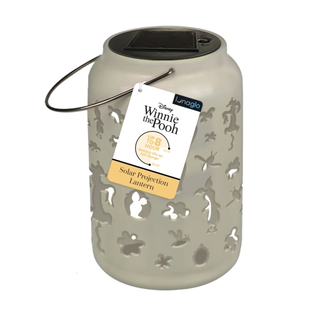 d4161b72d0f65302681869adf39bd1a4.jpg Disney Winnie The Pooh 'LunaGlo' Outdoor Projection Solar Lantern - Image 1