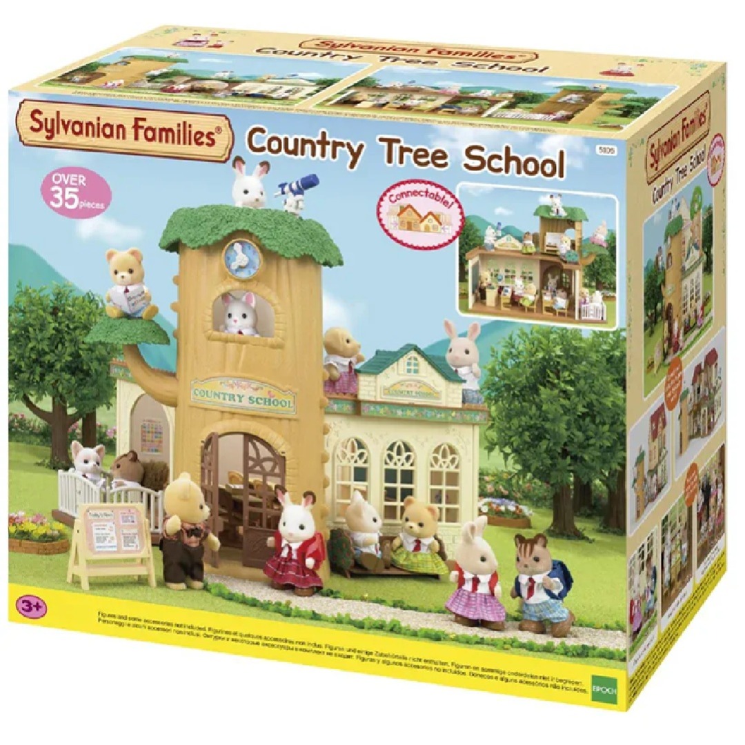 eb6f75fa3c4ea3bebb5f84ef246059b6.jpg Sylvanian Families Country Tree School - Image 1