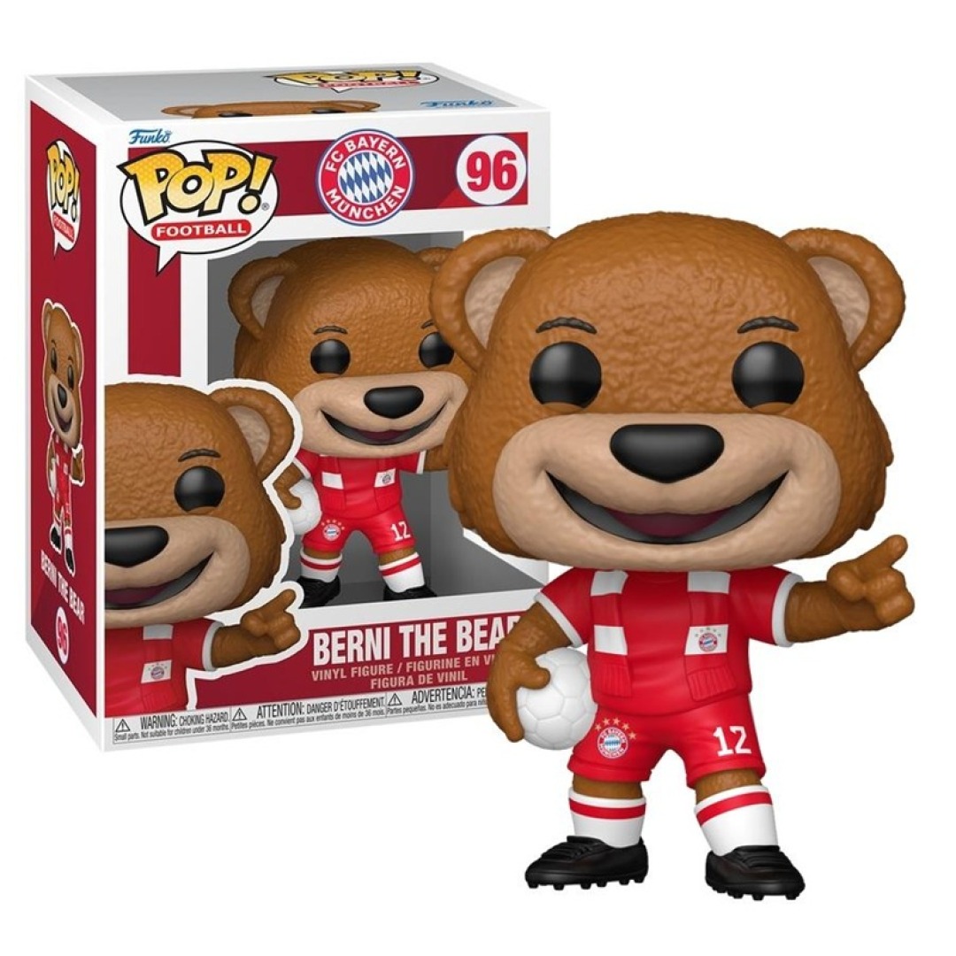 faceca38e0fab61bcd6ec41c52dd185d.jpg Funko POP! Bayern Munich N° 96 - Berni The Bear - Image 1