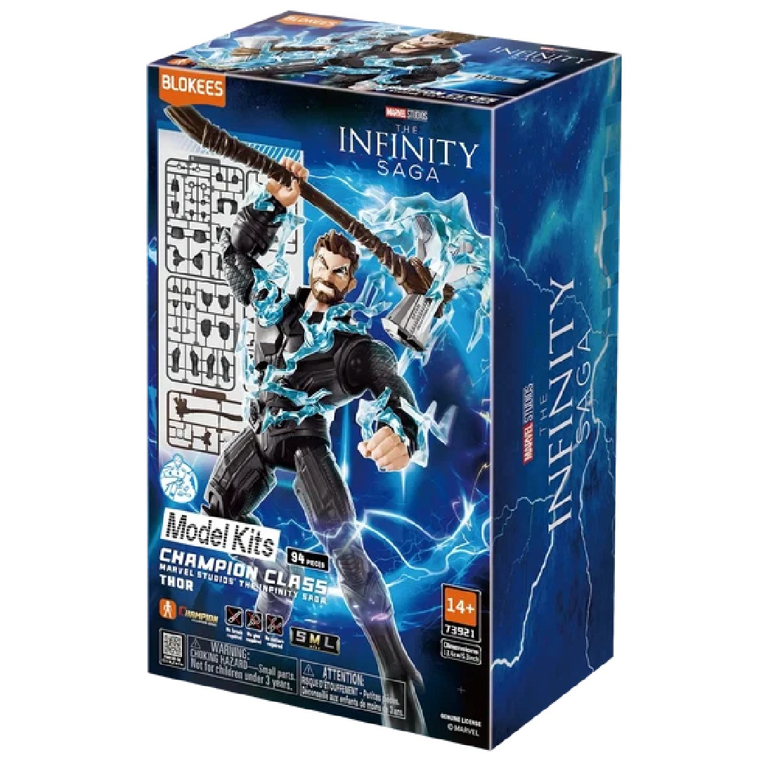 10a36de90e98f64f847f4479af0d9081.jpg Marvel Infinity Saga: Champion Class 02 – Thor Model Kit - Image 1
