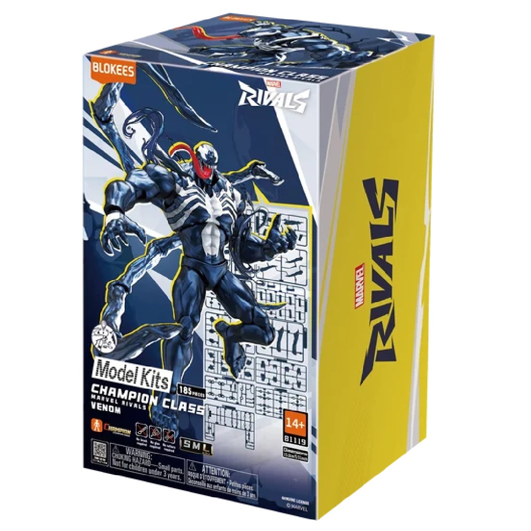 3378d5271cc976f23f47d67210c5c24c.jpg Marvel Rivals: Champion Class 07 – Venom Model Kit - Image 1