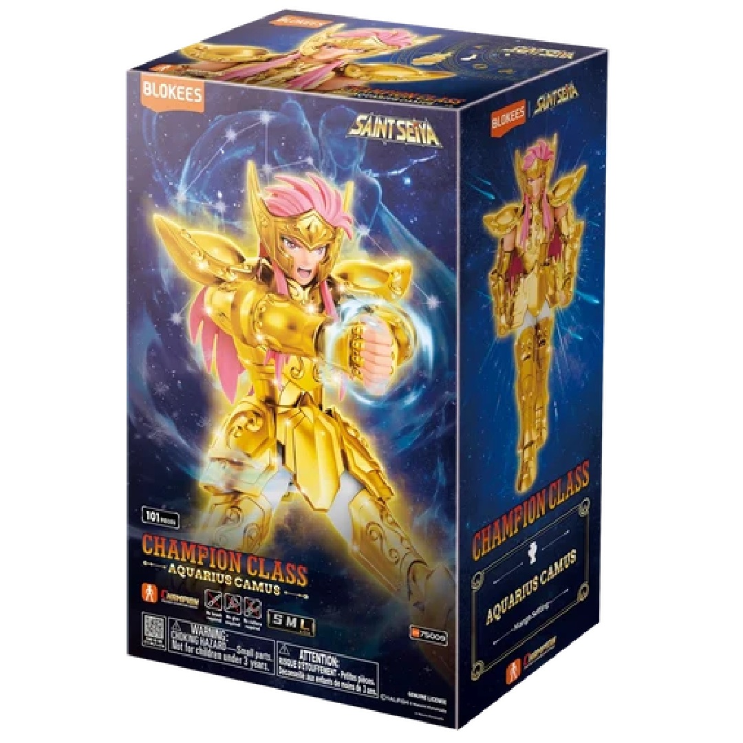 52b31d35f13d659a9e869d5643f49c80.jpg Saint Seiya: Champion Class 08 – Aquarius Camus Model Kit - Image 1