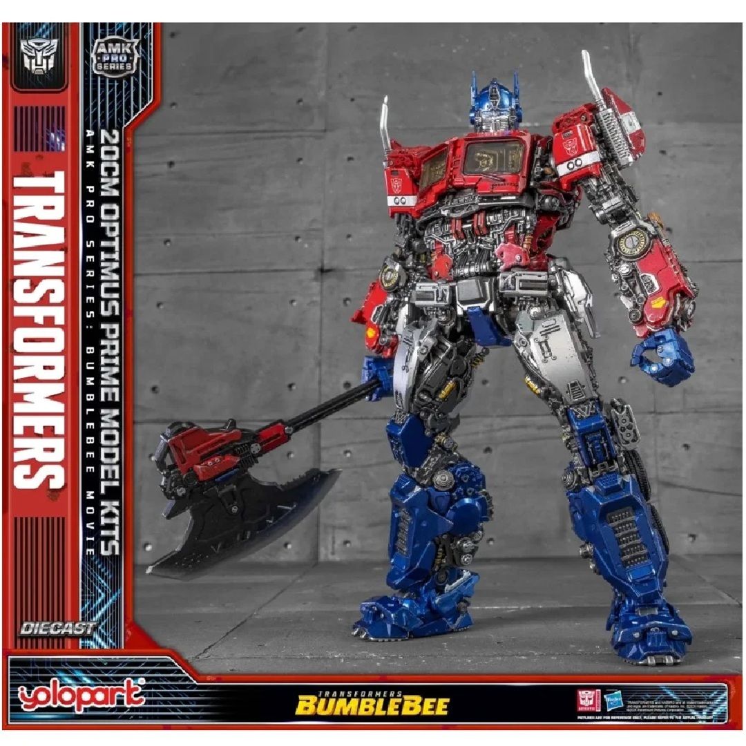 5a6b5ec15428b51ce6e7eaadba167960.jpg Transformers: Bumblebee (Film) – Optimus Prime Earth Mode AMK Pro Model Kit - Image 1