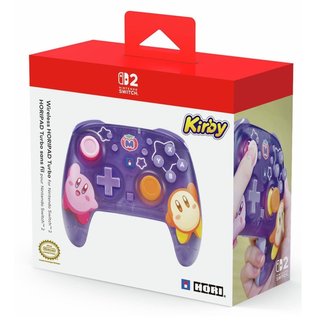 5f92258ae5f052ba42da4fd08df6763a.jpg Nintendo Switch 2 Kirby Wireless Horipad Turbo - Image 1