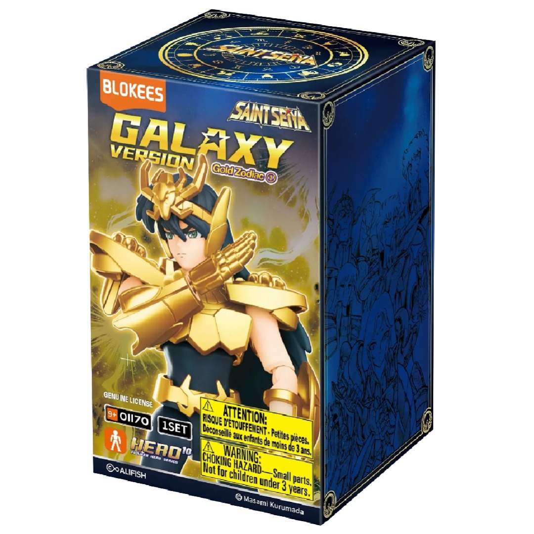 6fbc910e81221955cf3672c204f23b13.jpg Saint Seiya: Galaxy Version 03 – Dragon Shiryu (Golden Bronze Cloth) Mini Model Kit - Image 1