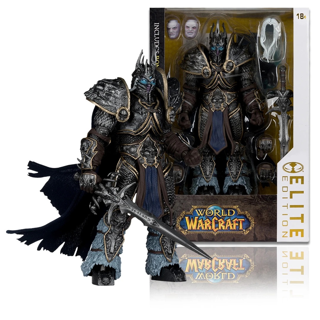 851d156d87ae0608eb6405a3ef612e5f.jpg World Of Warcraft The Lich King 7-Inch Deluxe McFarlane Figure - Image 1
