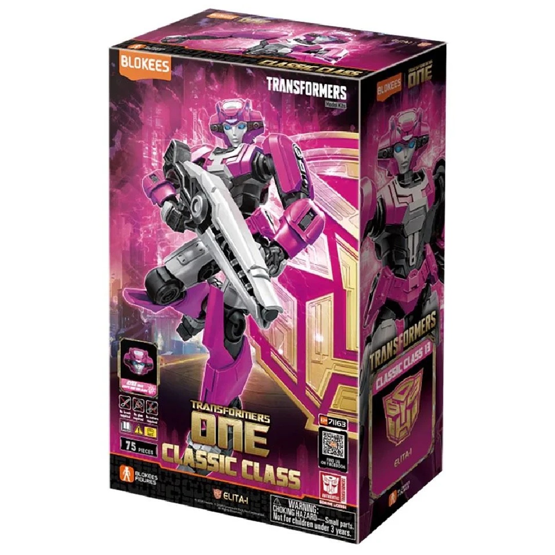 8b1b969013abd3b9c32d602222195cc9.jpg Transformers One: Classic Class 13 – Elita-1 Model Kit - Image 1