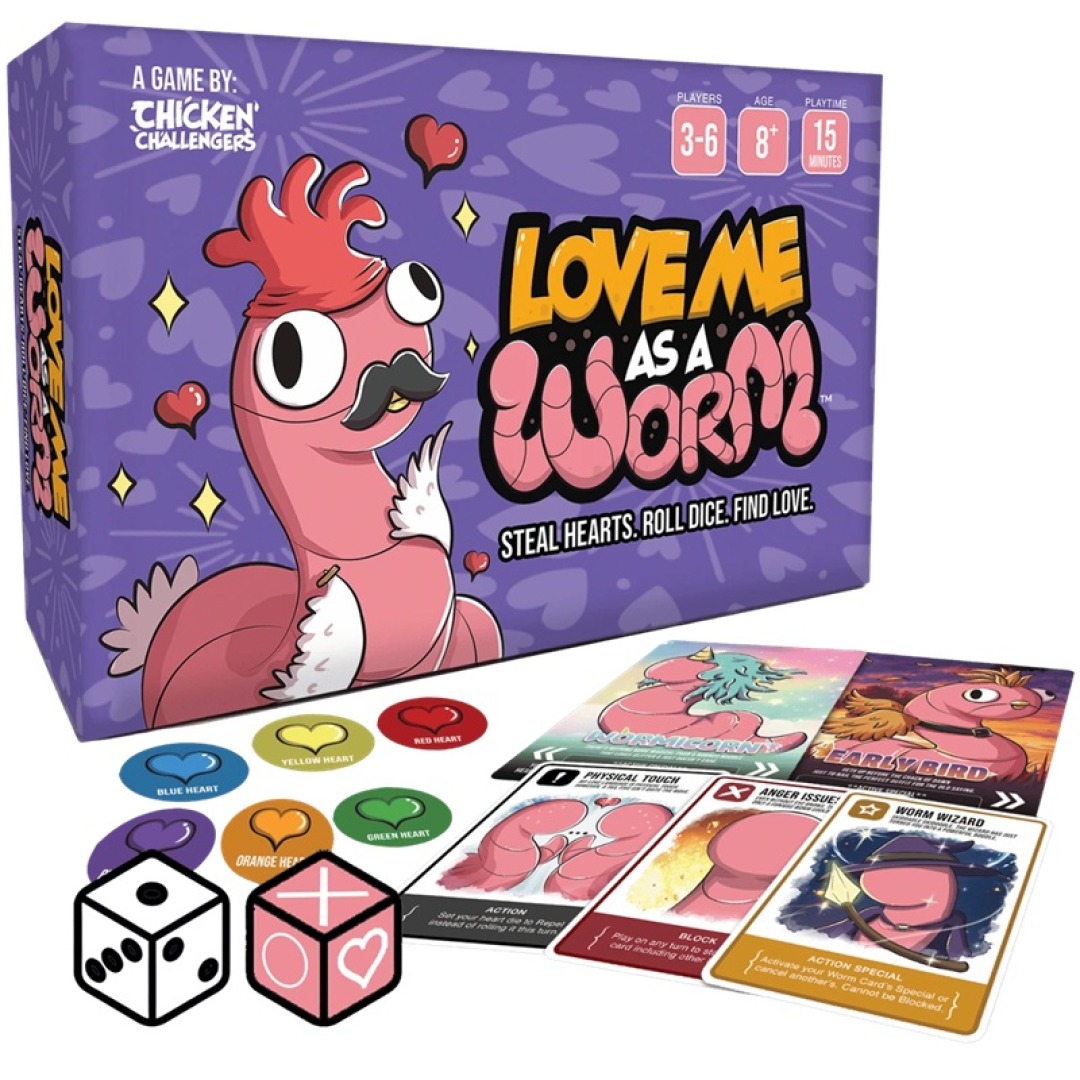 8d0e9a21d278793d5f3da49d45569a05.jpg Love Me as a Worm Party Game - Image 1
