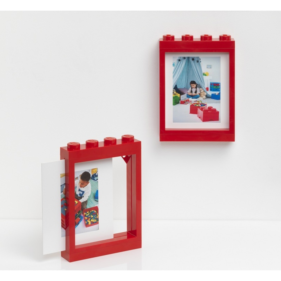 9a84943e6e3894451ff9f3e84ce3e033.jpg LEGO Picture Frame Red - Image 1